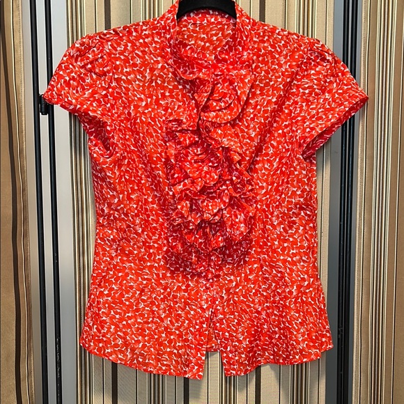 Women's Ruffle Blouse - Picture 3 of 15